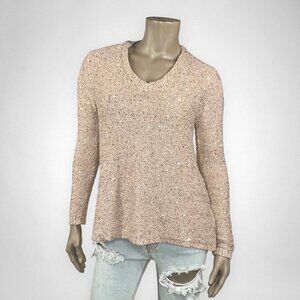 ATMOSPHERE‎ Sequin V-Neck Knit Sweater 8